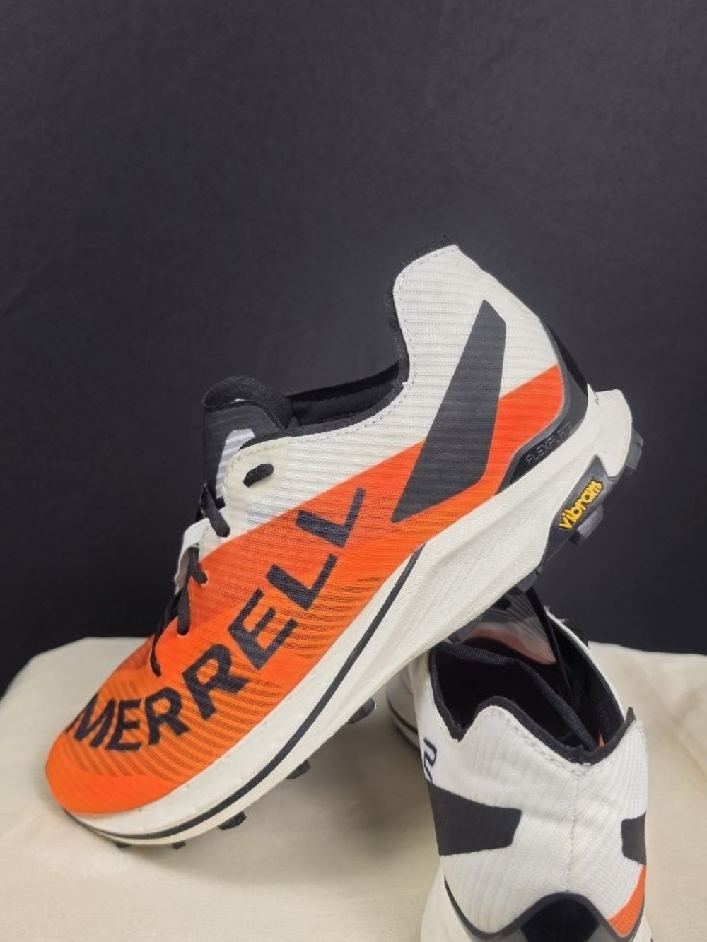 Merrell Men's Orange and White Trail Running Shoes